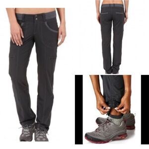 KUHL Grey Durango Convertible Cinch Hiking Pants-10R